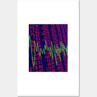 Stock Market Indices, Figures and Prices (C016/9198) Posters and Art